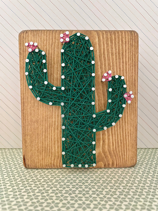 DIY Cactus String Art Kit